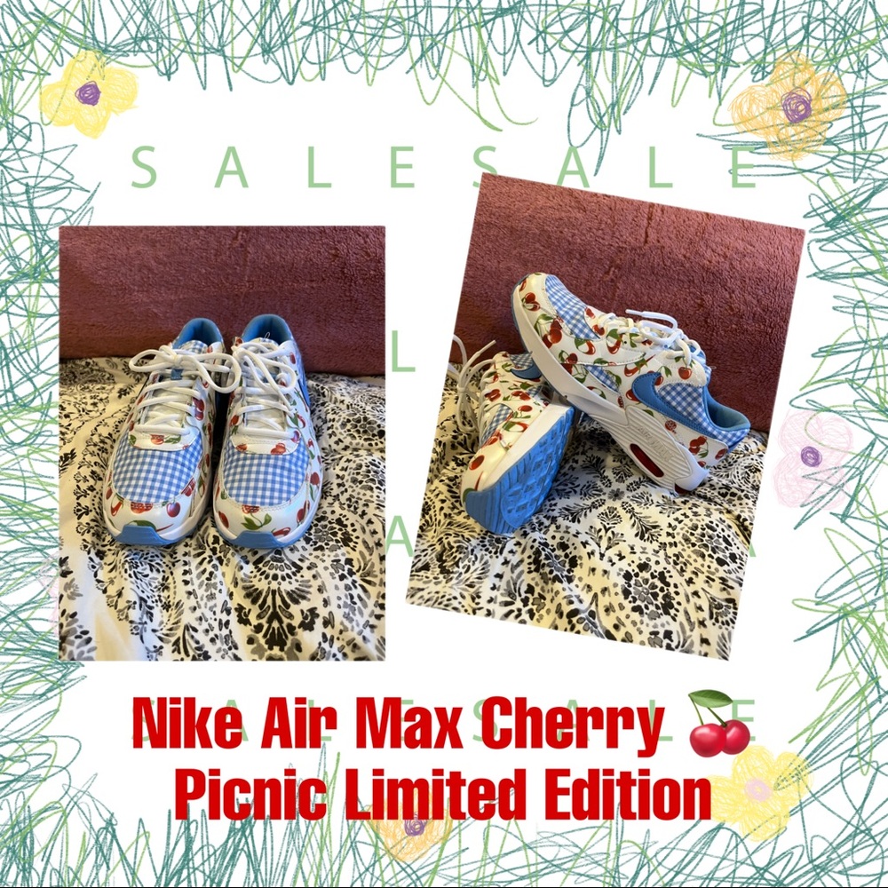 Mike Air Max Cherry Picnic-Limited Edition - Picture 1 of 1